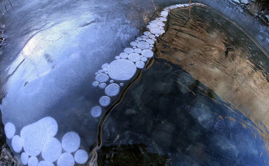 Η παγωμένη λίμνη της Λάρισας Η παγωμένη λίμνη της Λάρισας