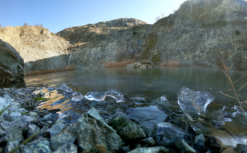 Η παγωμένη λίμνη της Λάρισας Η παγωμένη λίμνη της Λάρισας