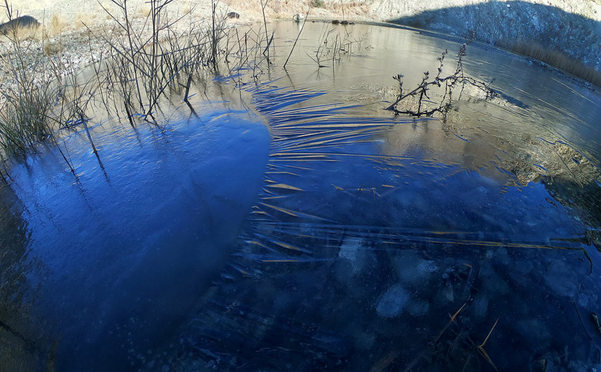 Η παγωμένη λίμνη της Λάρισας Η παγωμένη λίμνη της Λάρισας