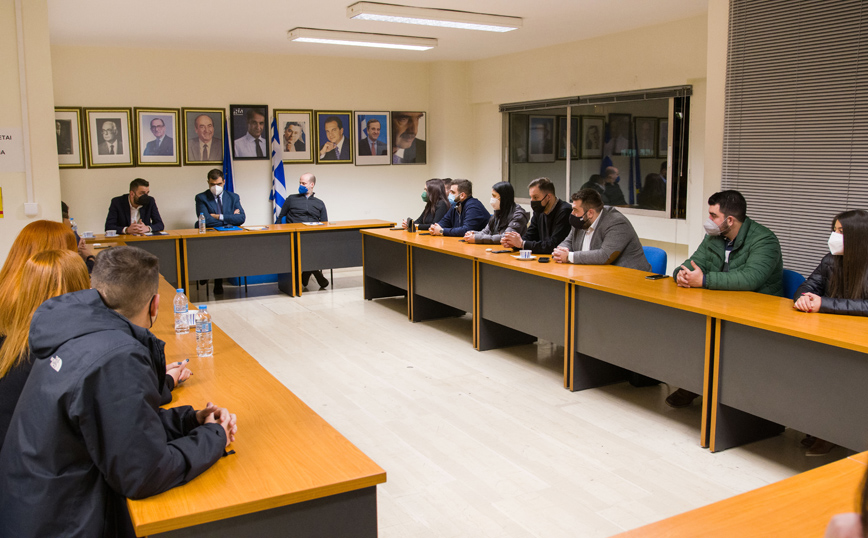 Επίσκεψη του Παύλου Μαρινάκη στη Θεσσαλονίκη Επίσκεψη του Παύλου Μαρινάκη στη Θεσσαλονίκη