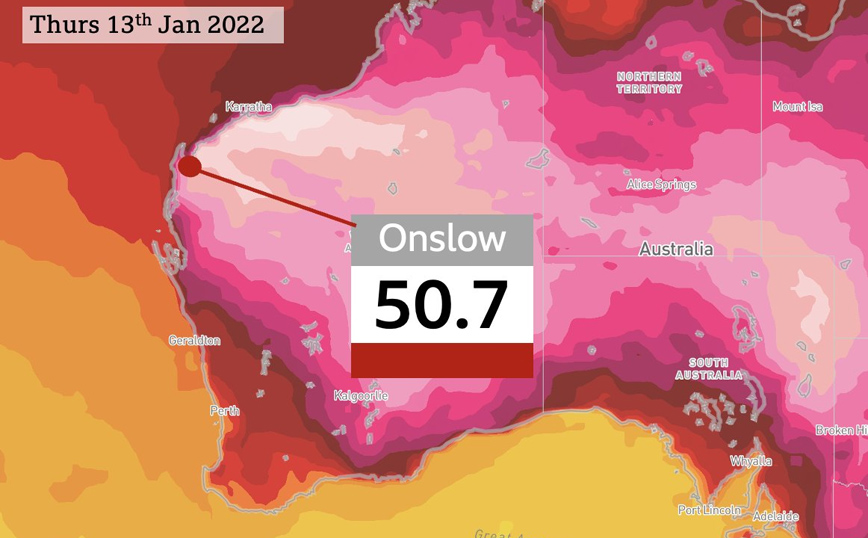Βράζει η Αυστραλία: Ρεκόρ ζέστης με 50,7 βαθμούς Κελσίου