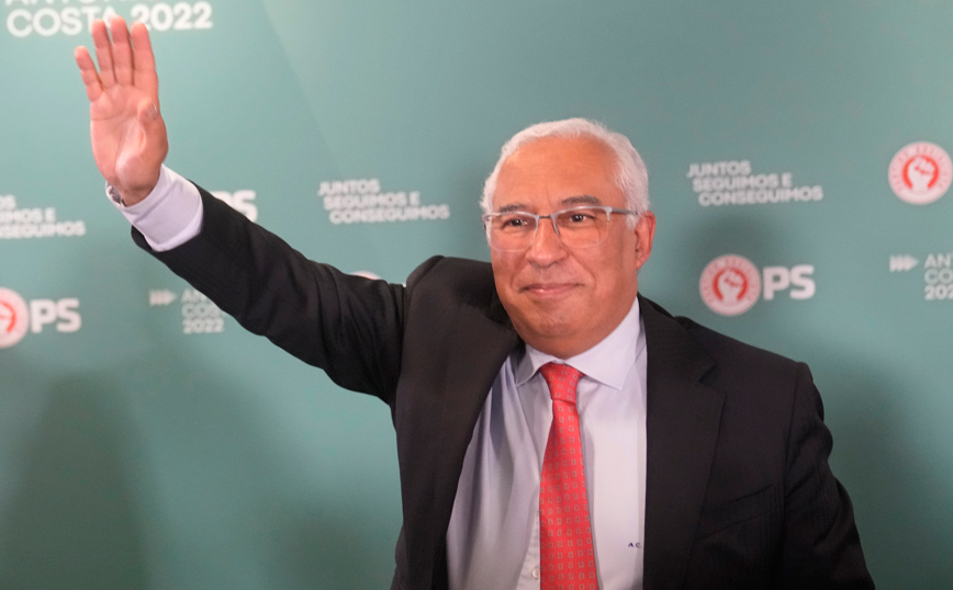 Πορτογαλία: Καθαρή νίκη για τον κεντροαριστερό Αντόνιο Κόστα – Απόλυτη πλειοψηφία στο κοινοβούλιο