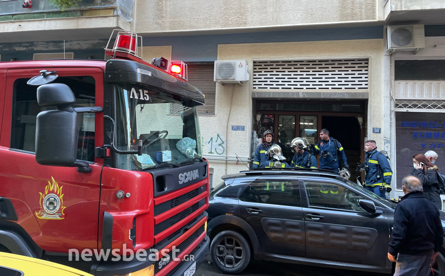 Φωτιά σε διαμέρισμα στου Γκύζη Φωτιά σε διαμέρισμα στου Γκύζη