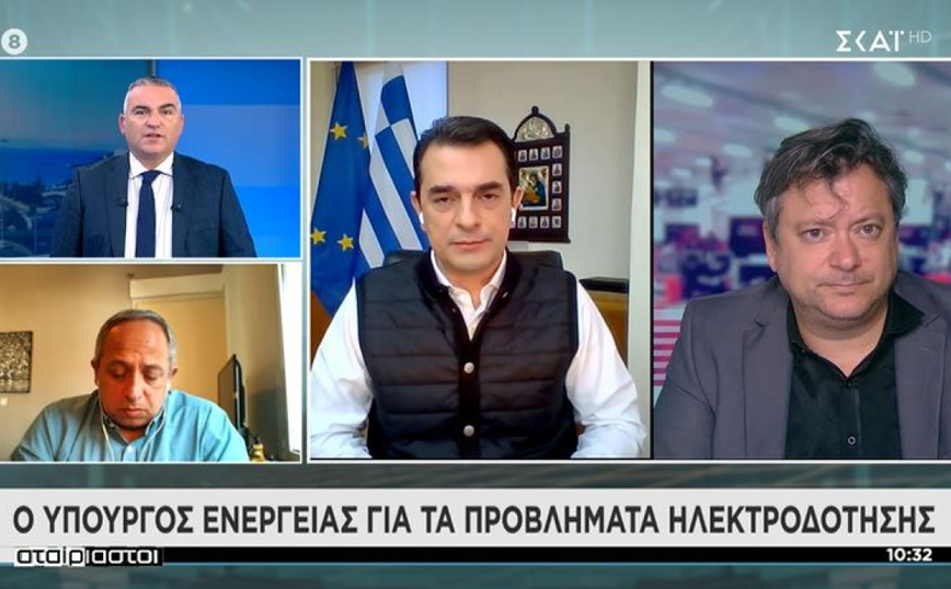 Κακοκαιρία Ελπίδα: «Παράθυρο» Σκρέκα για αποζημιώσεις σε νοικοκυριά που έμειναν χωρίς ρεύμα