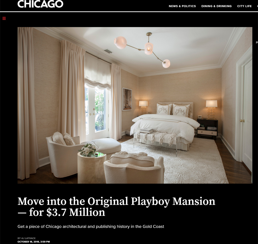 Η πρώτη έπαυλη του Χέφνερ στο Σικάγο