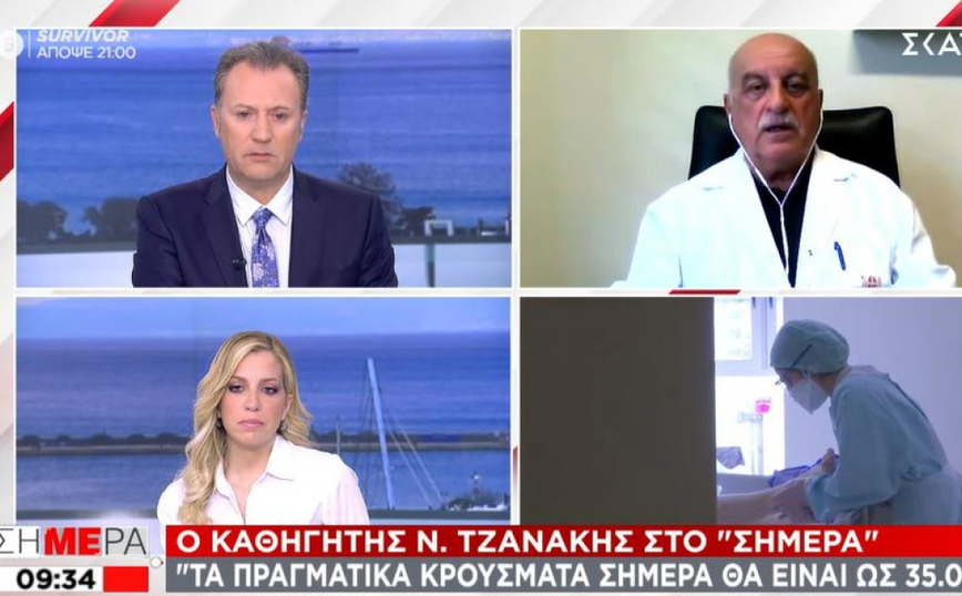 Κορονοϊός &#8211; Τζανάκης: Ο αριθμός των κρουσμάτων που καταγράφεται είναι πλασματικός, έχουμε 40.000 με 45.000