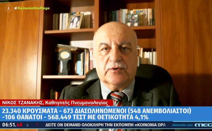 Κορονοϊός – Τζανάκης: Η πορεία της πανδημίας είναι σαν παιχνίδι πόκερ – Καλύτερο το φετινό Πάσχα