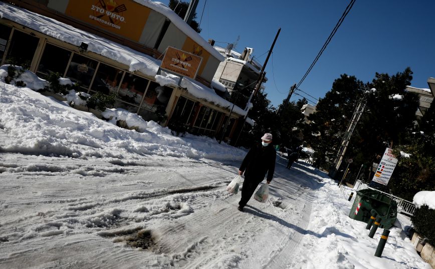 Νέο έκτακτο δελτίο για την επιδείνωση του καιρού &#8211; Κρύο και χιόνια τη Δευτέρα και τη Τρίτη στην Αττική