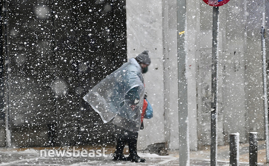 Χιόνια στην Αθήνα Χιόνια στην Αθήνα
