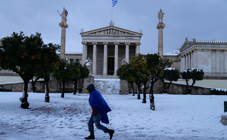 Χιόνια στην Αθήνα