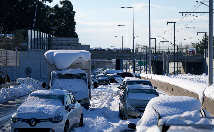 Χιόνια στην Αθήνα