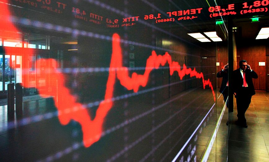 Πτώση στο άνοιγμα του χρηματιστηρίου Αθηνών