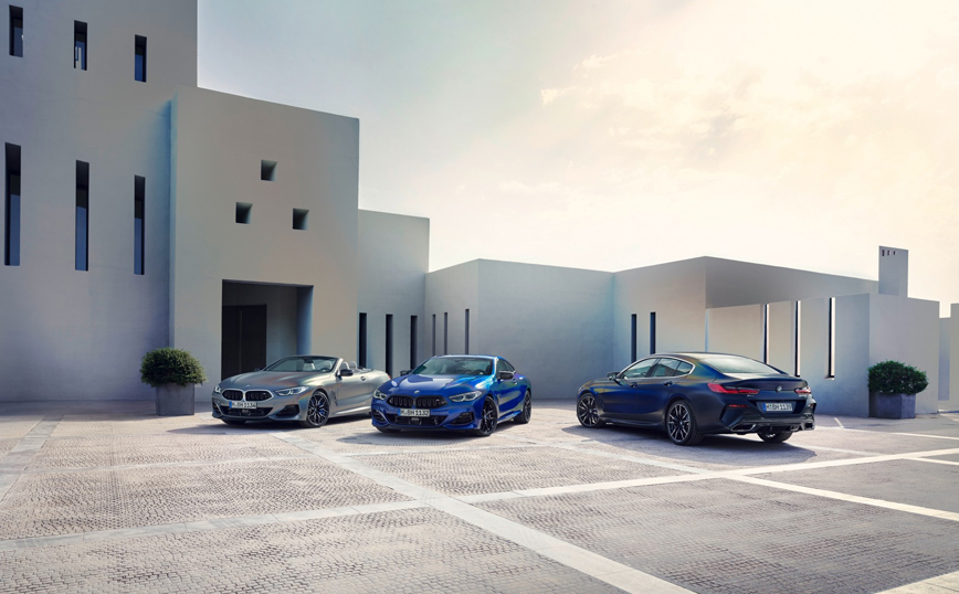 Nέες BMW Σειρά 8 Coupé, Cabrio και Gran Coupé: Φρέσκια σχεδίαση, τρεις κινητήρες, με κίνηση πίσω ή 4Χ4