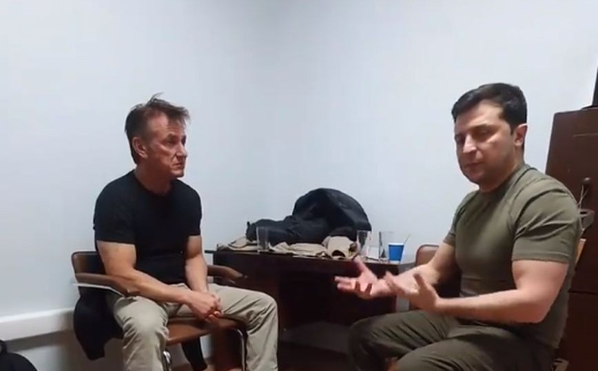 Εισβολή στην Ουκρανία: Ο Σον Πεν συναντήθηκε με τον Βολοντιμίρ Ζελένσκι