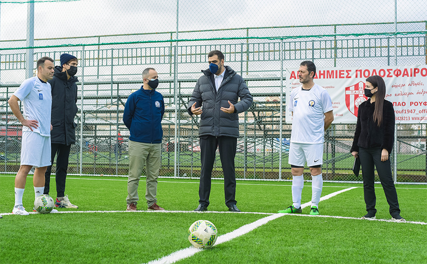 Ποδοσφαιρικό αγώνα μεταξύ αστυνομικών και πρώην κρατουμένων διοργάνωσε ο Θεματικός Τομέας Προστασίας του Πολίτη της Νέας Δημοκρατίας Ποδοσφαιρικό αγώνα μεταξύ αστυνομικών και πρώην κρατουμένων διοργάνωσε ο Θεματικός Τομέας Προστασίας του Πολίτη της Νέας Δημοκρατίας