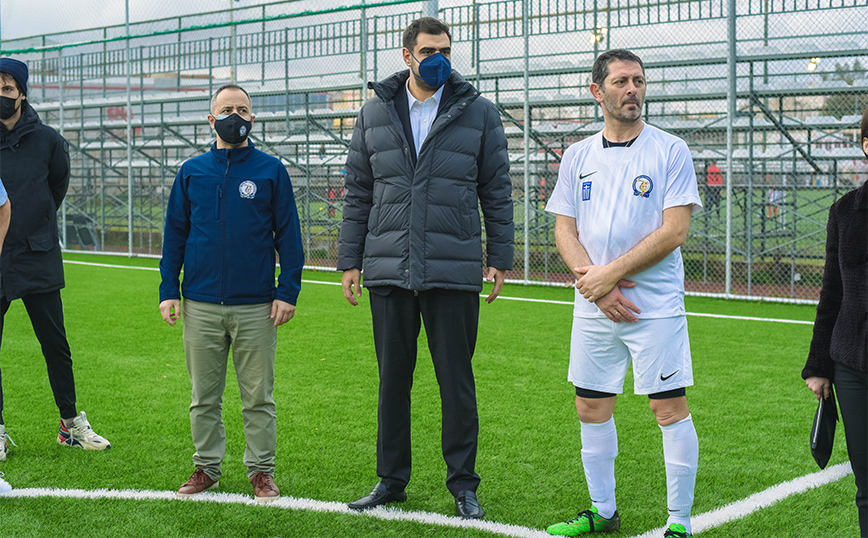 Ποδοσφαιρικό αγώνα μεταξύ αστυνομικών και πρώην κρατουμένων διοργάνωσε ο Θεματικός Τομέας Προστασίας του Πολίτη της Νέας Δημοκρατίας Ποδοσφαιρικό αγώνα μεταξύ αστυνομικών και πρώην κρατουμένων διοργάνωσε ο Θεματικός Τομέας Προστασίας του Πολίτη της Νέας Δημοκρατίας