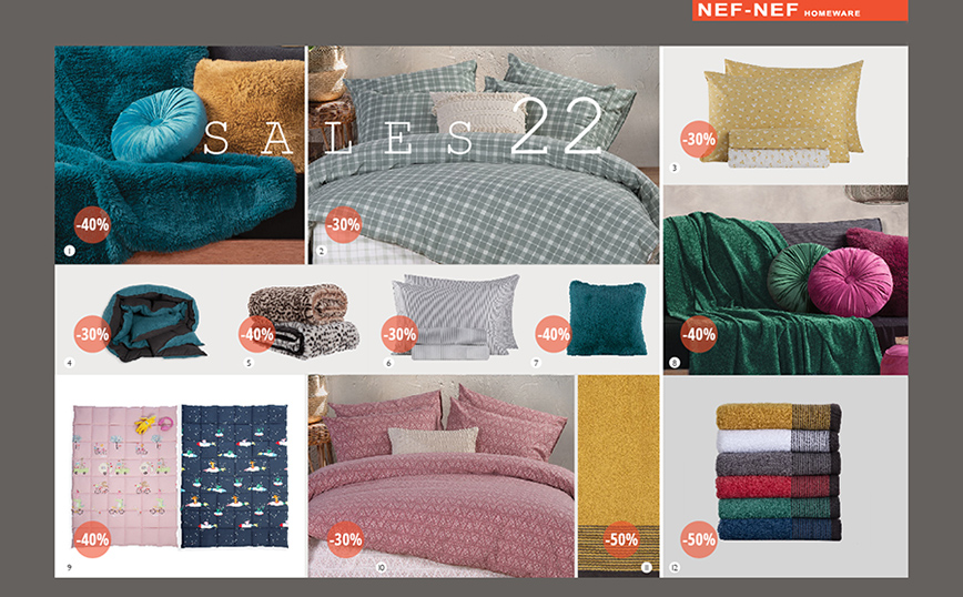 Loving NEF-NEF Homeware Sales