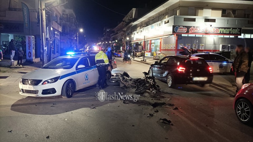 Χανιά: Σφοδρή σύγκρουση μηχανής με αγροτικό – Σοβαρά τραυματίας ένας αστυνομικός