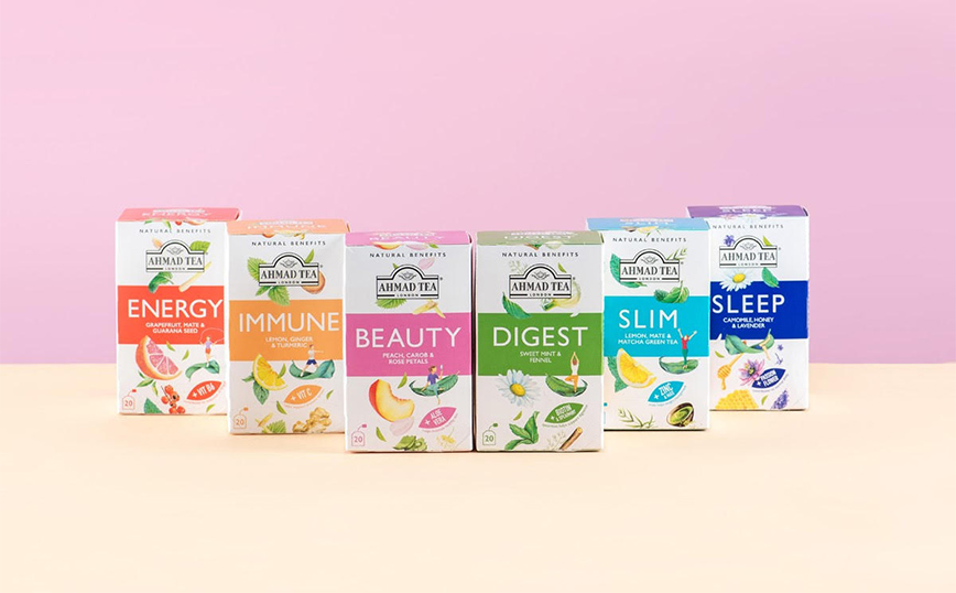 Benefit Blends η νέα σειρά ροφημάτων, το από το Ahmad Tea