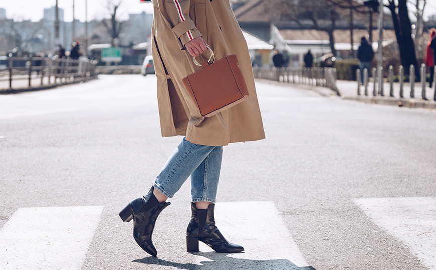 Ankle boots με τζιν Ankle boots με τζιν