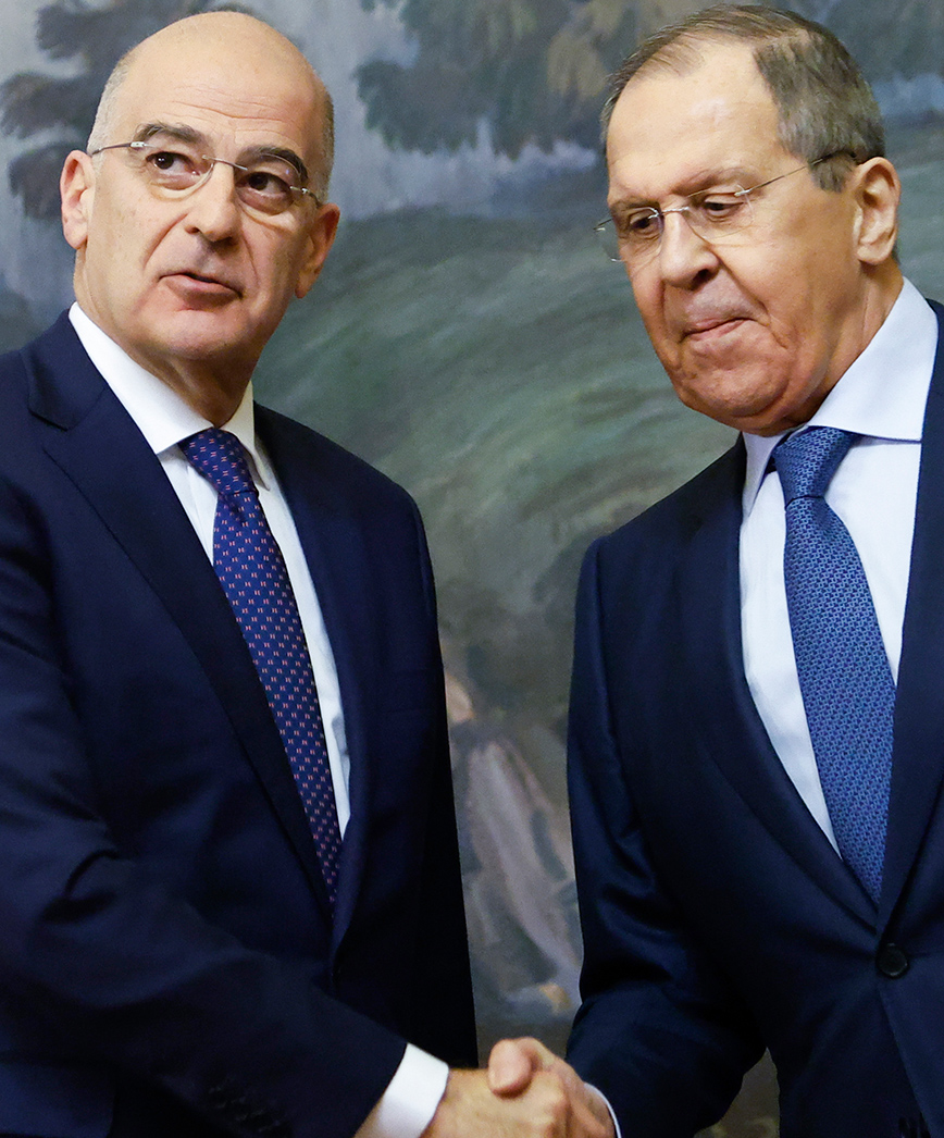 Συνάντηση Δένδια - Λαβρόφ