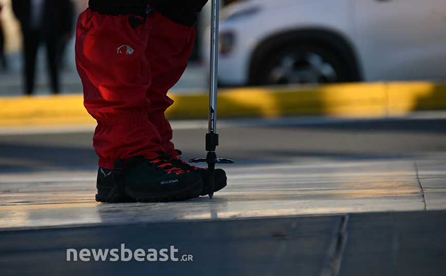 Διαμαρτυρία ορειβατών, σκιέρ, πεζοπόρων στο Σύνταγμα 