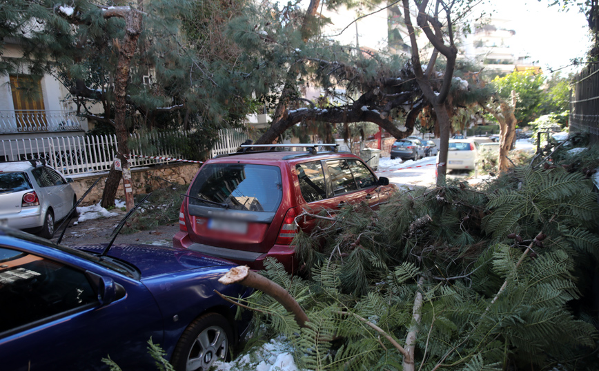 Χιόνια στην Αθήνα