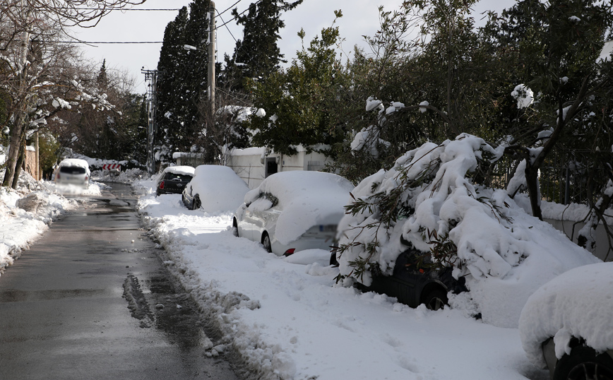 Χιόνια στην Αθήνα