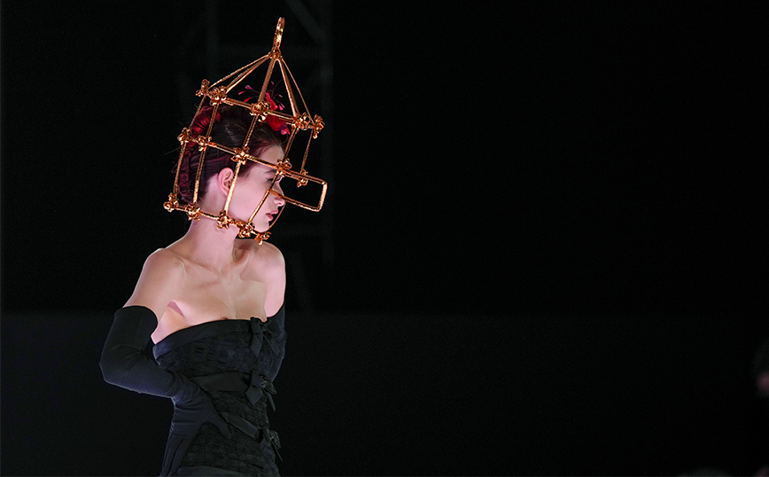 Μοντέλο σε επίδειξη μόδας Μοντέλο σε επίδειξη μόδας