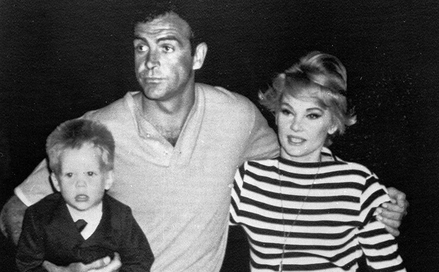 Ο Σον Κόνερι με την οικογένειά του Ο Σον Κόνερι με την οικογένειά του