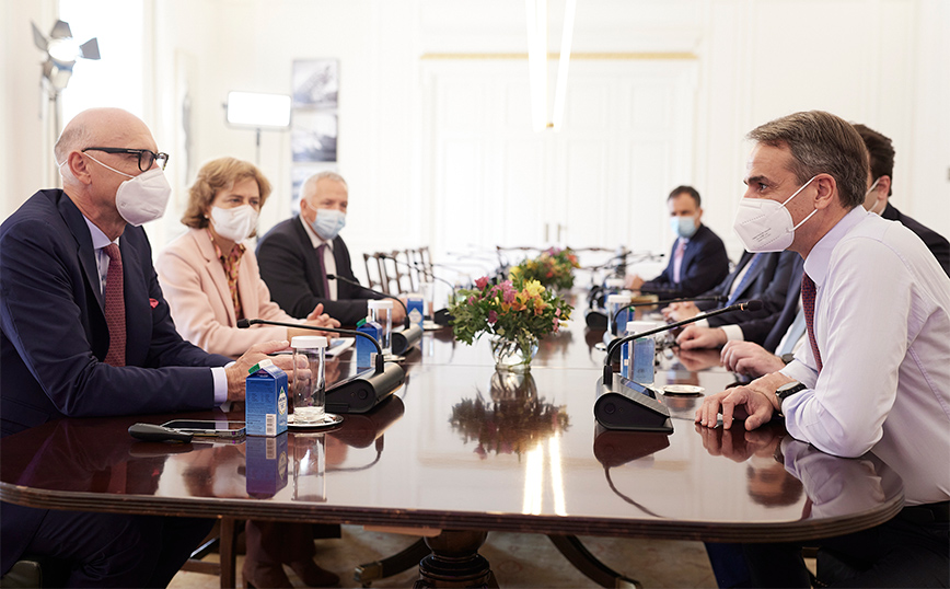 Στο Μαξίμου ο Διευθύνων Σύμβουλος της Deutsche Telekom, Tim Höttges Στο Μαξίμου ο Διευθύνων Σύμβουλος της Deutsche Telekom, Tim Höttges