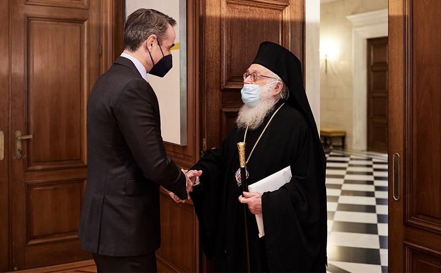 Συνάντηση Μητσοτάκη - Αναστάσιου Αλβανίας Συνάντηση Μητσοτάκη - Αναστάσιου Αλβανίας