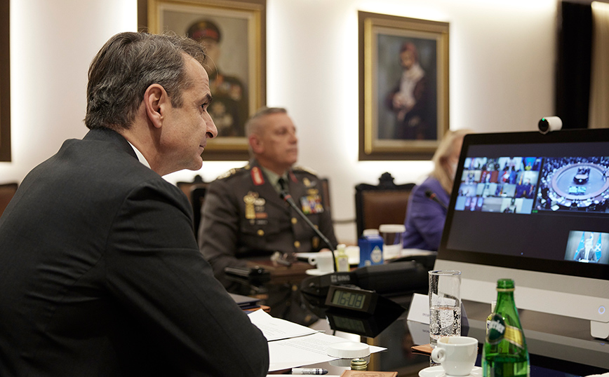 Συμμετοχή του Πρωθυπουργού Κυριάκου Μητσοτάκη στην έκτακτη συνεδρίαση της Συνόδου Κορυφής του ΝΑΤΟ Συμμετοχή του Πρωθυπουργού Κυριάκου Μητσοτάκη στην έκτακτη συνεδρίαση της Συνόδου Κορυφής του ΝΑΤΟ