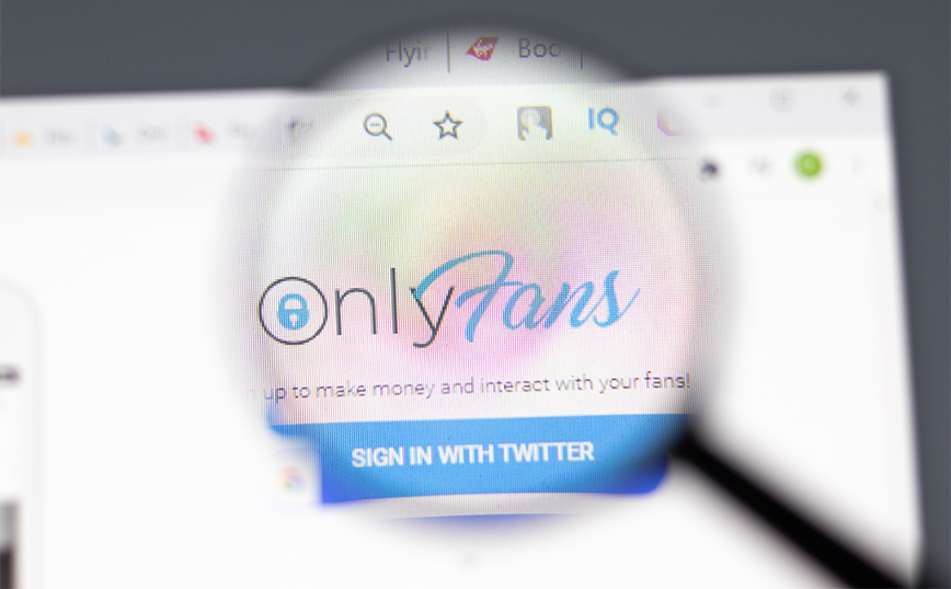 Το σήμα του OnlyFans Το σήμα του OnlyFans