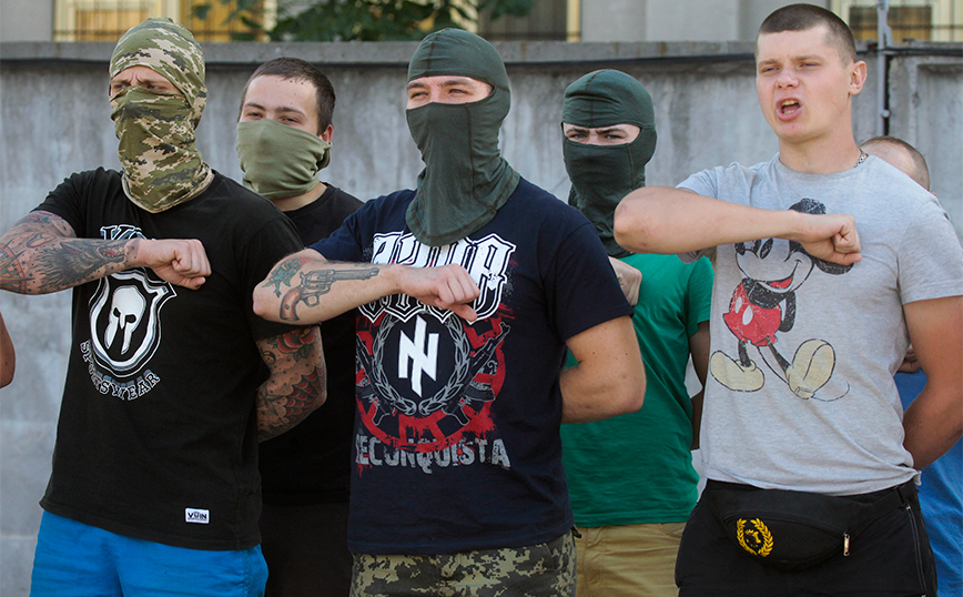 Οι ουκρανοί νεοναζί του Τάγματος Αζόφ Οι ουκρανοί νεοναζί του Τάγματος Αζόφ