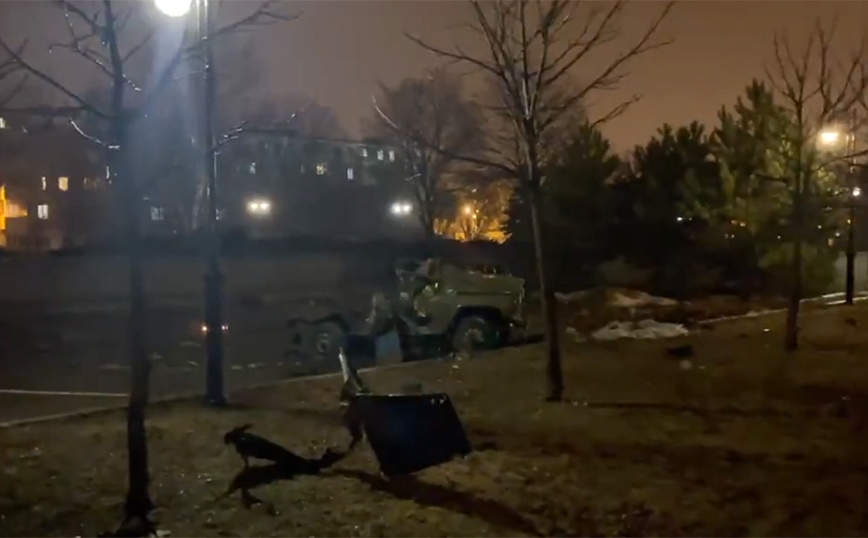 Ουκρανία: Ισχυρή έκρηξη στο κέντρο του Ντονέτσκ &#8211; Αυτοκίνητο ανατινάχθηκε σε πάρκινγκ