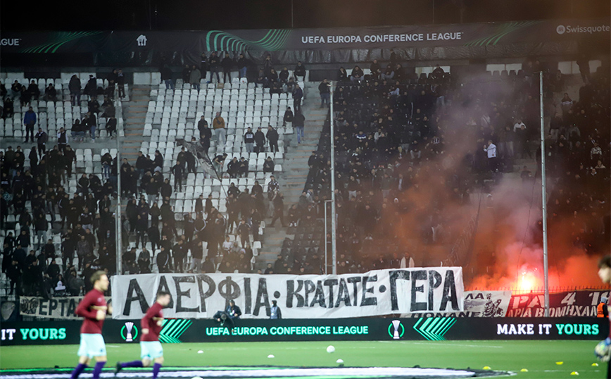 Παρέμβαση Θεοδωρικάκου για το προκλητικό πανό των χούλιγκαν στην Τούμπα