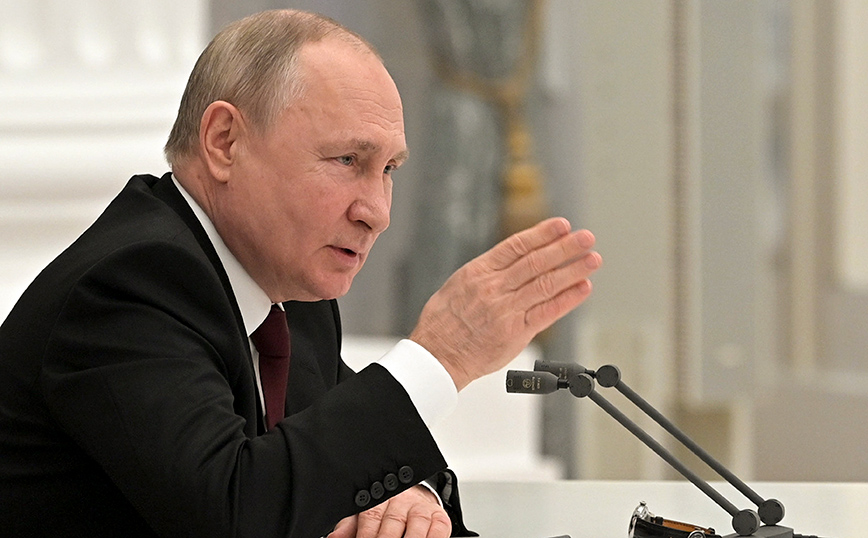 Πούτιν: «Οι δυτικές κυρώσεις ισοδυναμούν με πόλεμο &#8211; Η Ουκρανία ίσως πάψει να είναι κράτος»