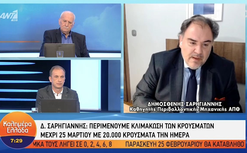 Σαρηγιάννης: Είμαστε οκ με 70 νεκρούς τη μέρα για ακόμα ενάμιση μήνα;