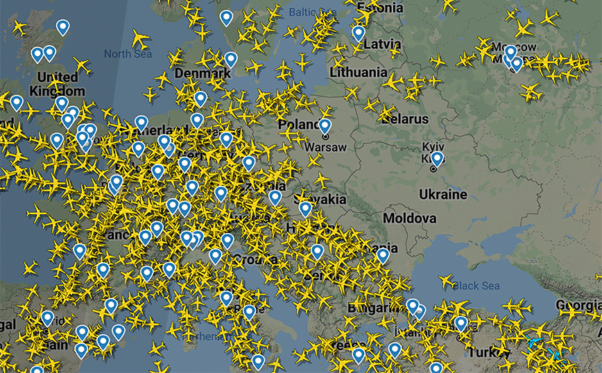 Σε εξέλιξη η ρωσική εισβολή στην Ουκρανία