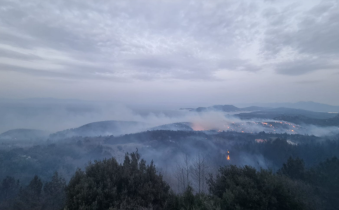 Φωτιά στη Σάμο: Μάχη με τις φλόγες στο νησί και ενισχύσεις από τον Πειραιά – Προσαγωγή ηλικιωμένου