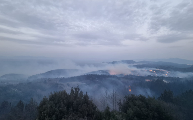 Φωτιά στη Σάμο: Μάχη με τις φλόγες στο νησί  και ενισχύσεις από τον Πειραιά &#8211; Προσαγωγή ηλικιωμένου