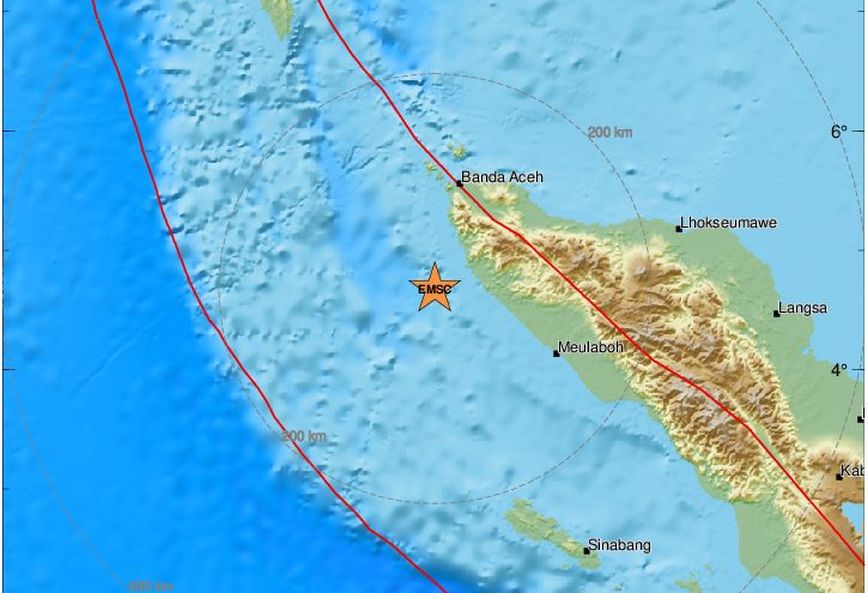 Ινδονησία: Ισχυρός σεισμός ταρακούνησε τη Βόρεια Σουμάτρα