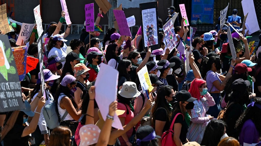 Διαδήλωση στο Ελ Σαλβαδόρ υπέρ της αποποινικοποίησης της άμβλωσης