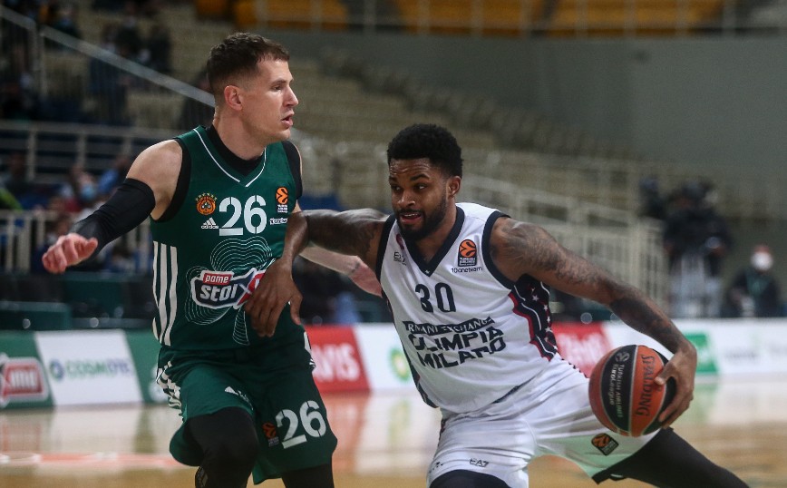 Euroleague: Ήττα στην εκπνοή για τον Παναθηναϊκό κόντρα στην Αρμάνι Μιλάνο