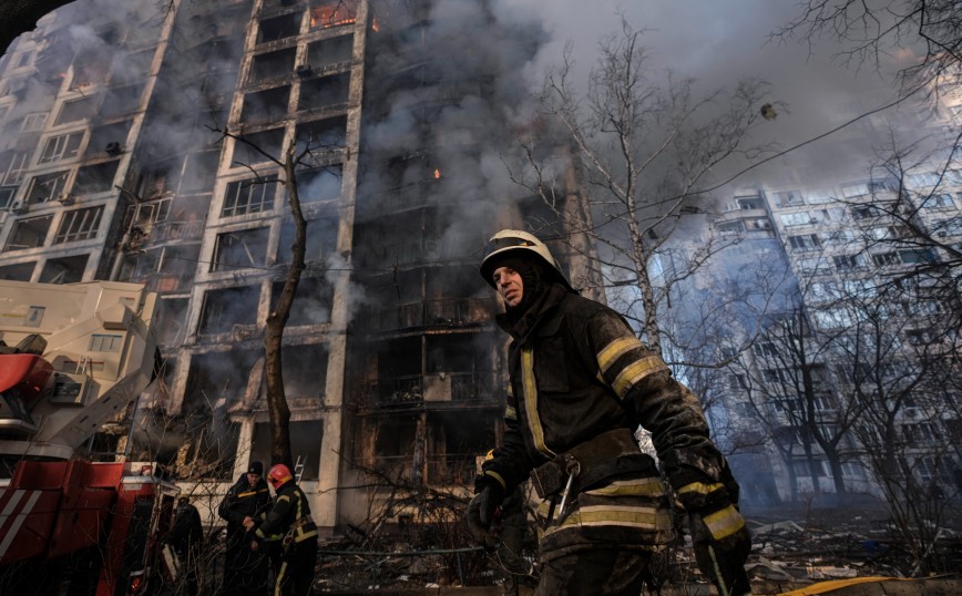 Πόλεμος στην Ουκρανία: Μεγάλη έκρηξη κοντά στο κέντρο του Κιέβου
