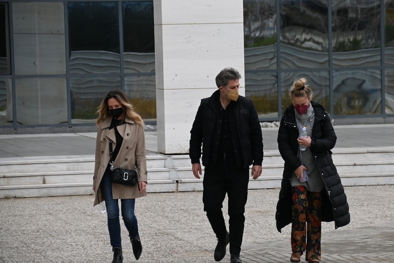 Εβελίνα Παπούλια, Λένα Δροσάκη και Αλέξανδρος Μπουρδούμης Εβελίνα Παπούλια, Λένα Δροσάκη και Αλέξανδρος Μπουρδούμης