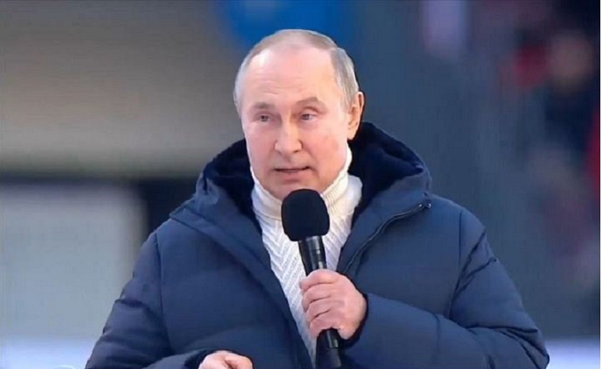 Κόπηκε στον «αέρα» ομιλία του Πούτιν στη Ρωσία για την προσάρτηση της Κριμαίας