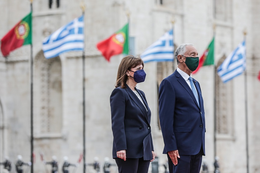 Σακελλαροπούλου: Την ανάγκη για απόσυρση των ρωσικών στρατευμάτων τόνισε η Πρόεδρος της Δημοκρατίας