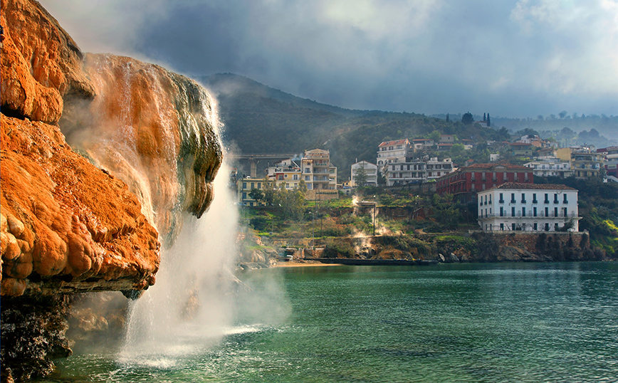Ατμοσφαιρική εικόνα της Αιδηψού